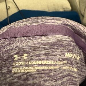 Under Armour Heathered Purple Athletic Shirt